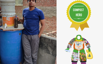 Shahdara Resident Pradeep Panchal is a Composting Hero in East Delhi