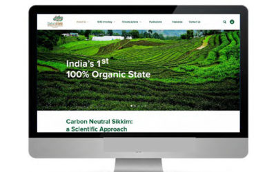 Communication Design for a Carbon Negative Future, Launch of SikkimCIMS- the First State-based Climate Inventory and Monitoring Portal